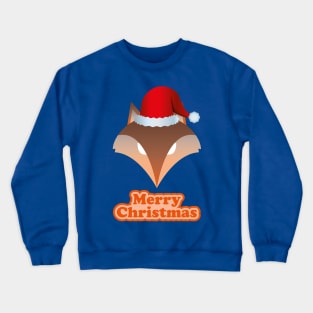 Merry Christmas Fox Crewneck Sweatshirt